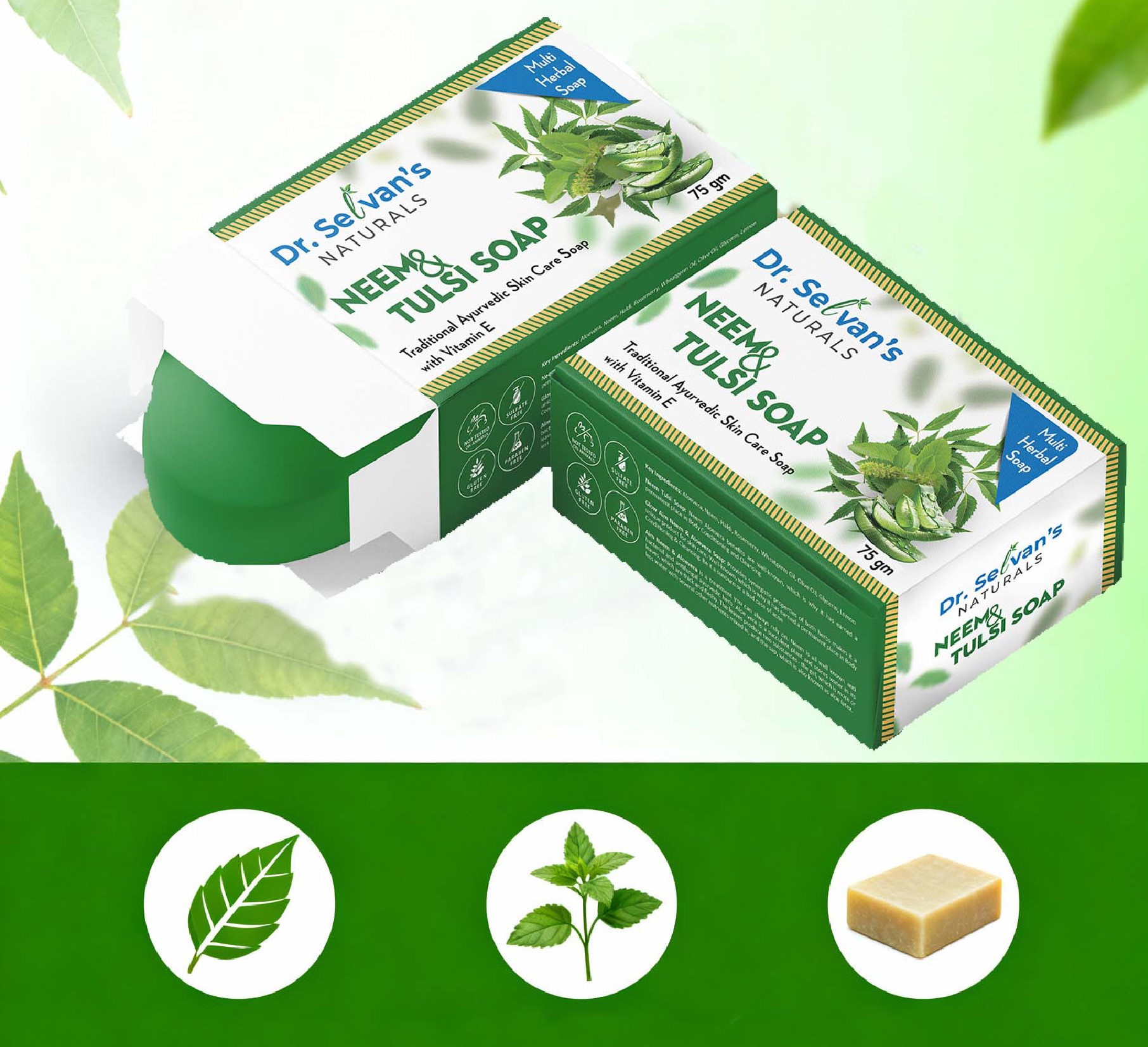 Neem And Tulsi Soap